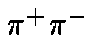 $\pi^+\pi^-$