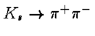 $K_s\to\pi^+\pi^-$