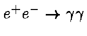 $e^+e^- \to \gamma\gamma$
